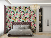Cottagecore rose wallpaper for sitting room

