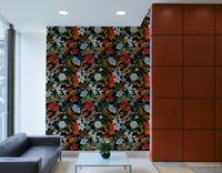 Ethereal, calming wallpaper with subtle night-inspired patterns

