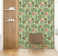 Timeless botanical wallpaper bringing nature’s beauty indoors

