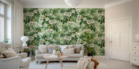Passionflower Paradise wall mural with intricate, nature-inspired floral designs.

