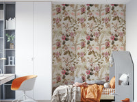 Passionflower Paradise wallpaper bringing nature indoors.

