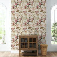 Tropical passionflower wallpaper mural for a lively room vibe.

