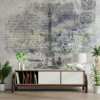 Urban mural of Paris seen from Montparnasse Tower

