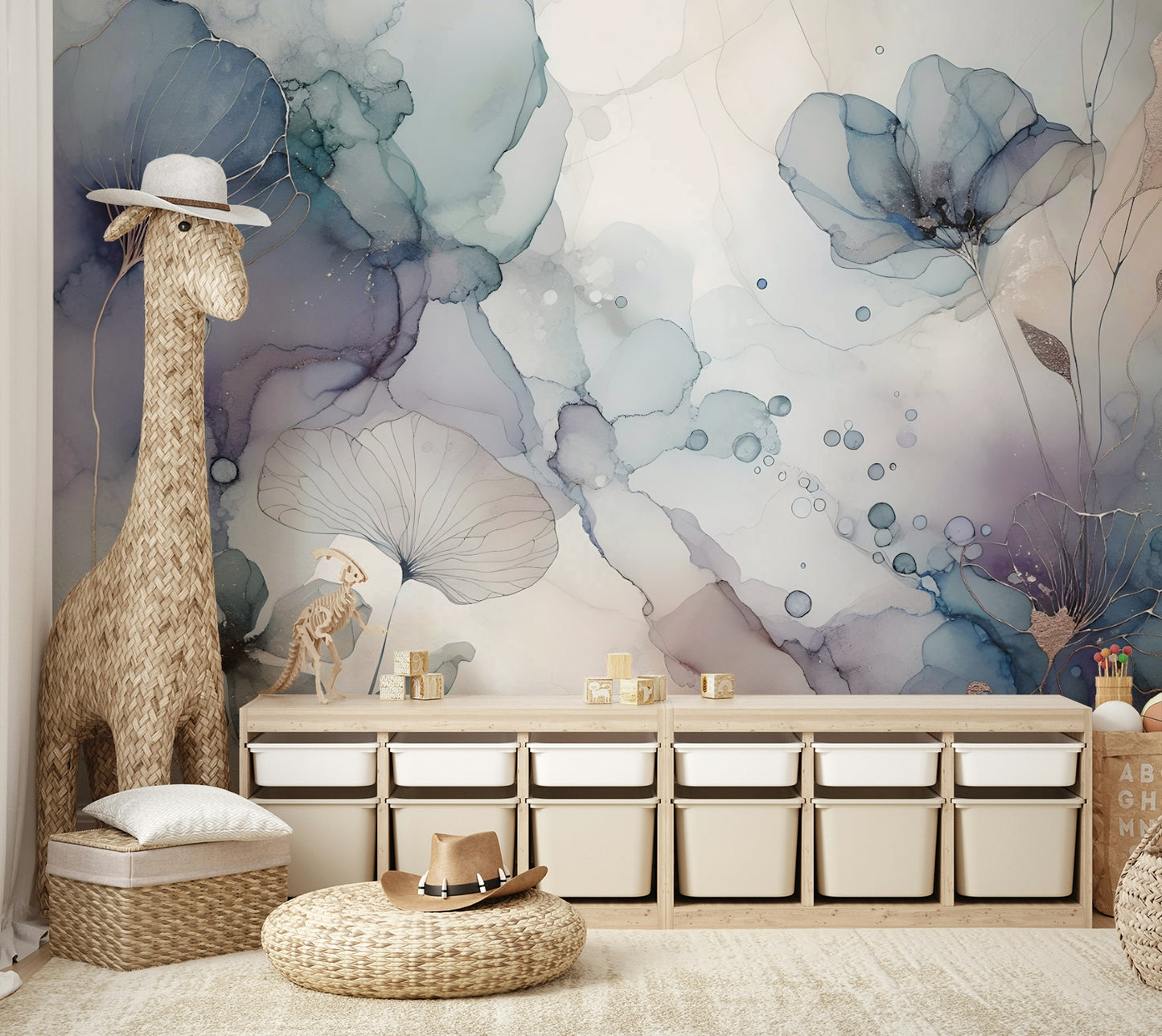 Dreamy Petals 2 Wall Mural