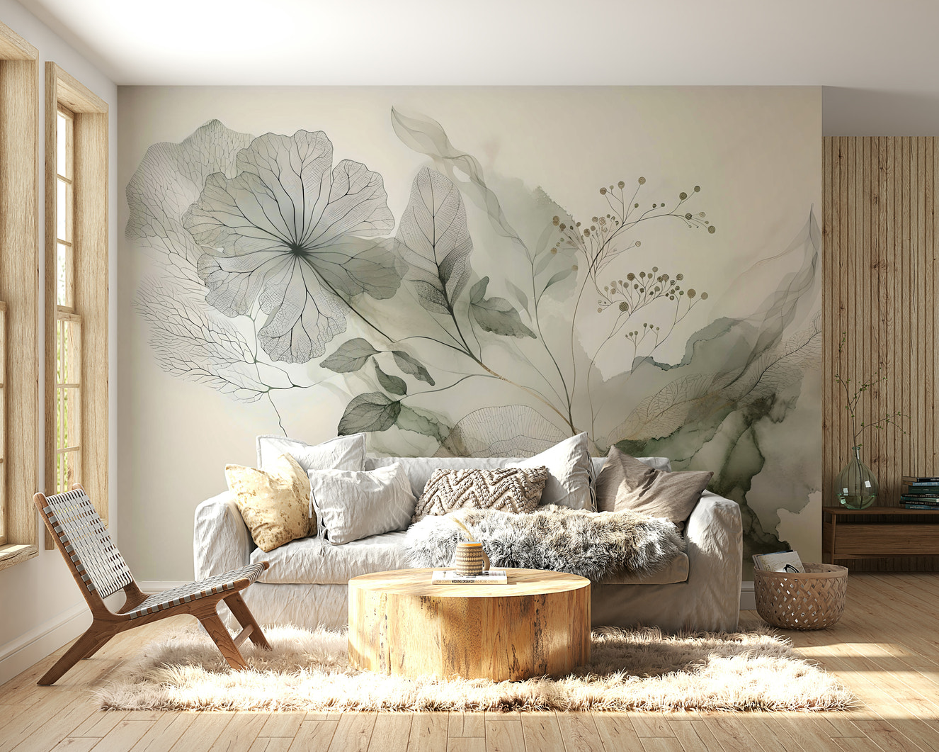 Tranquil Tones Wall Mural