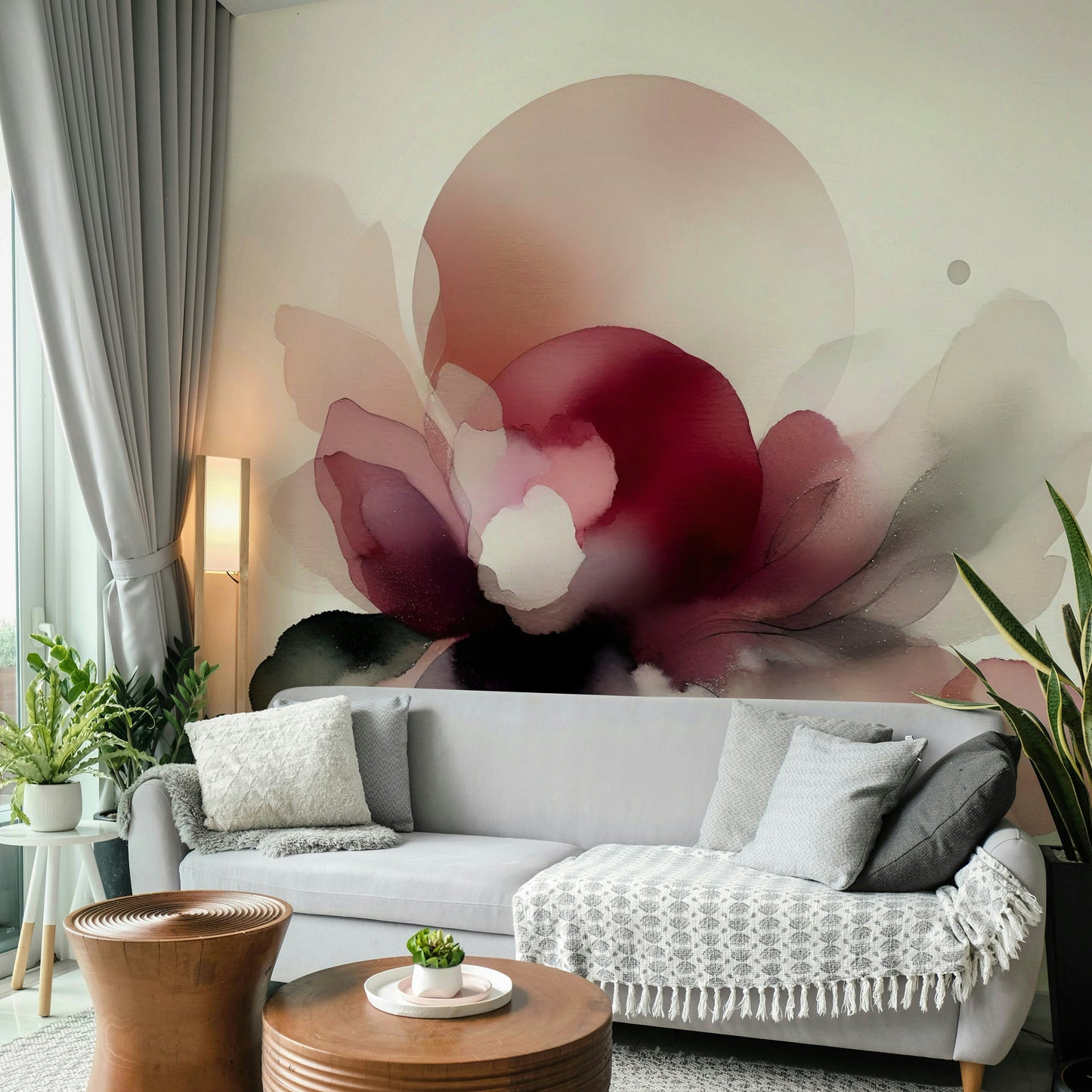 Soft Petal Whispers Wall Mural