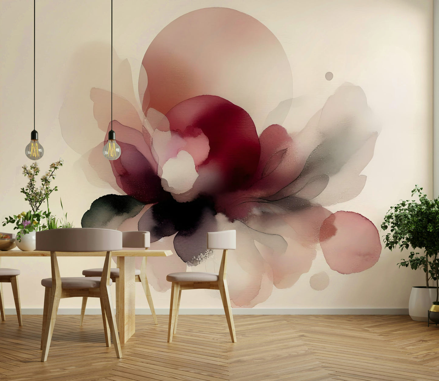 Soft Petal Whispers Wall Mural