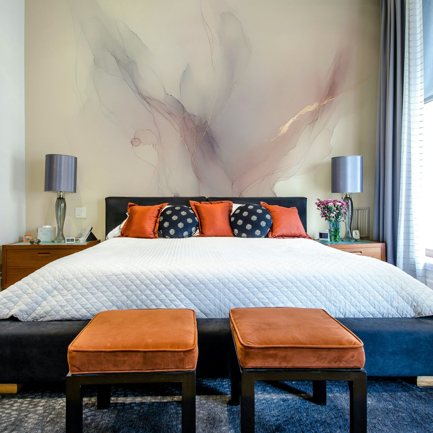 Whispering Hues Wall Mural