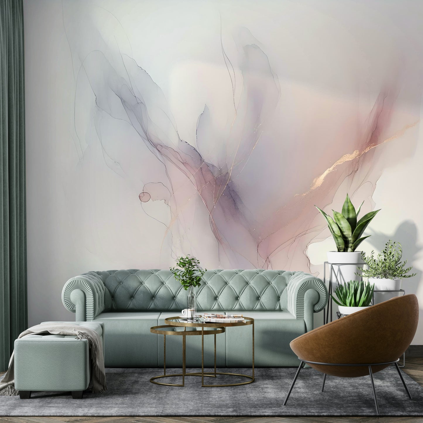 Whispering Hues Wall Mural