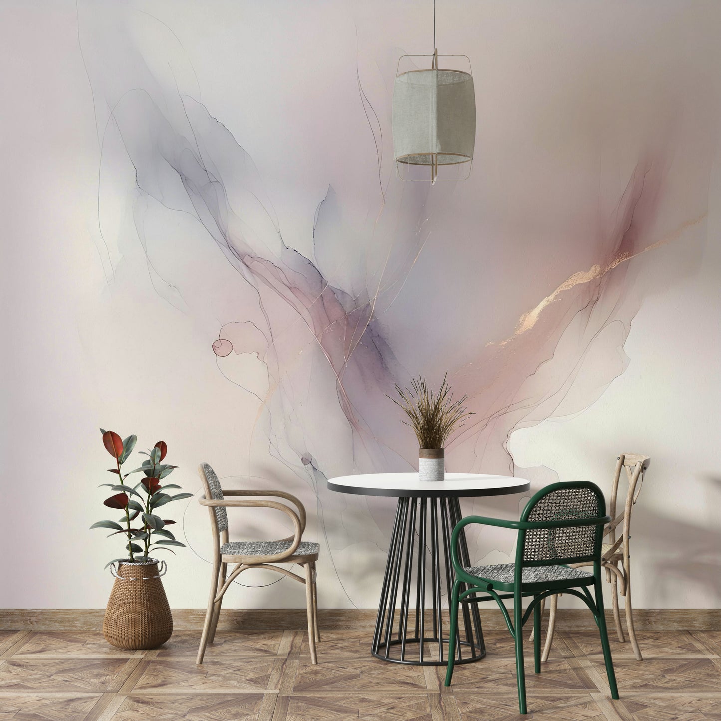 Whispering Hues Wall Mural