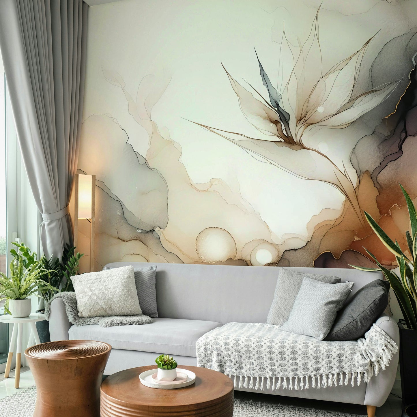 Ethereal Inkscape Harmony Wall Mural