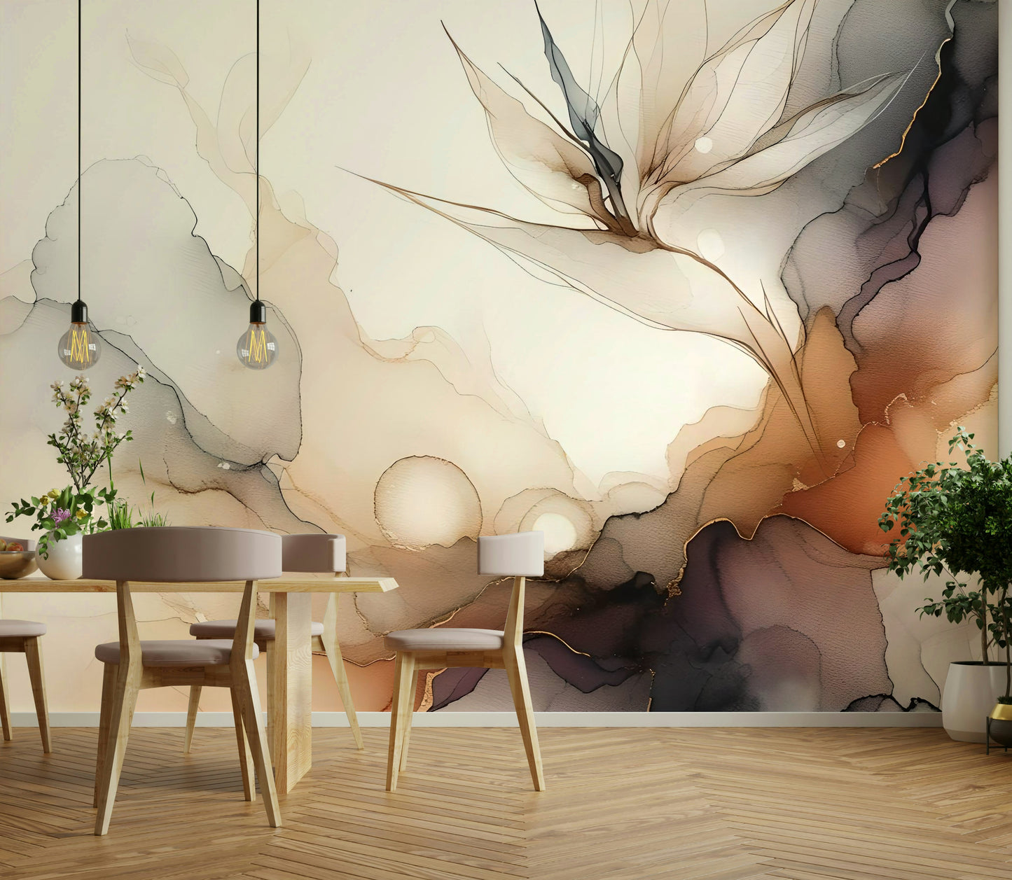 Ethereal Inkscape Harmony Wall Mural