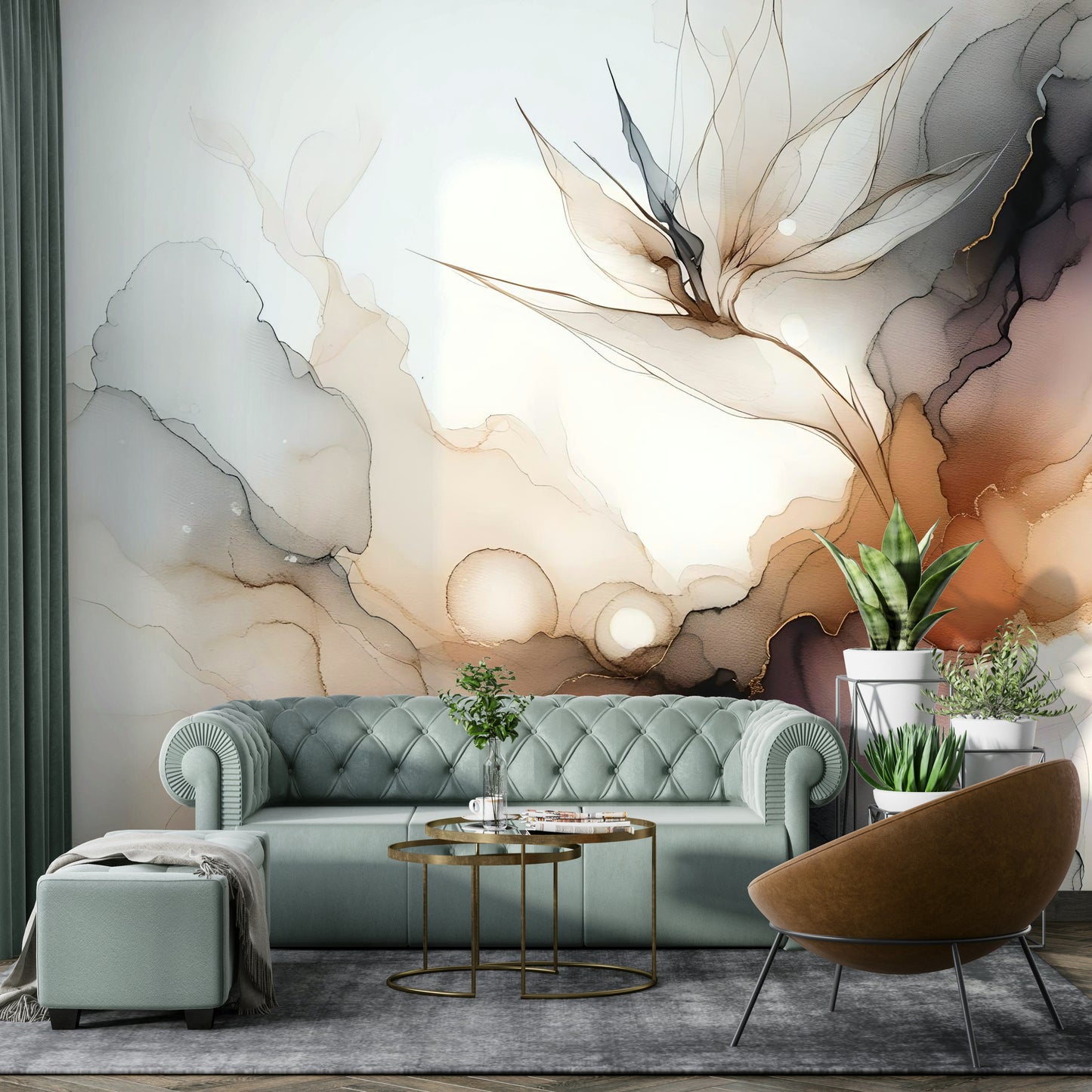 Ethereal Inkscape Harmony Wall Mural