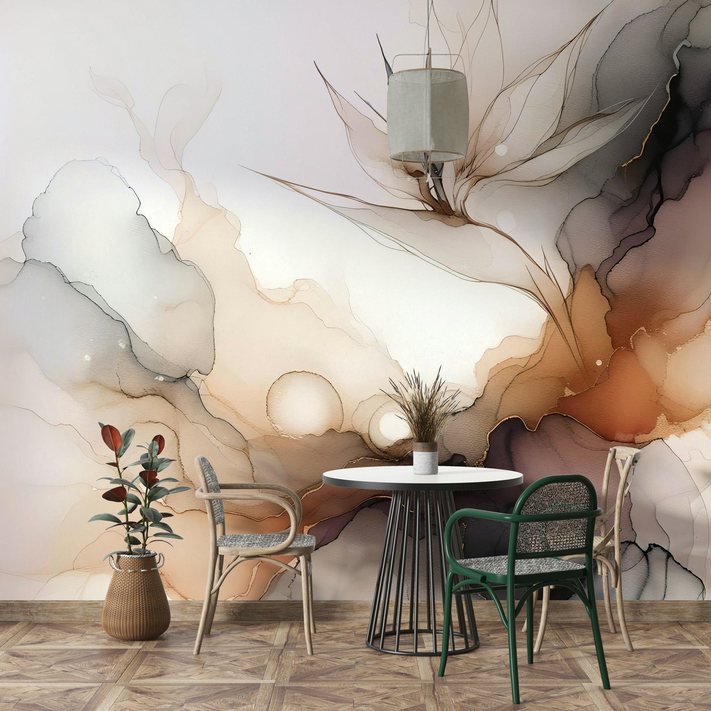 Ethereal Inkscape Harmony Wall Mural