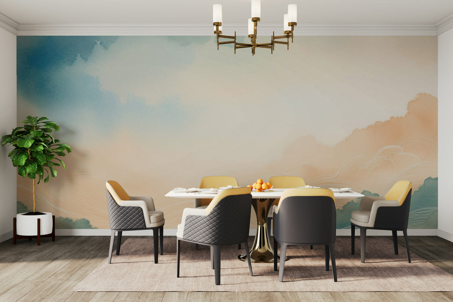 Ethereal Cloud Horizons Wall Mural