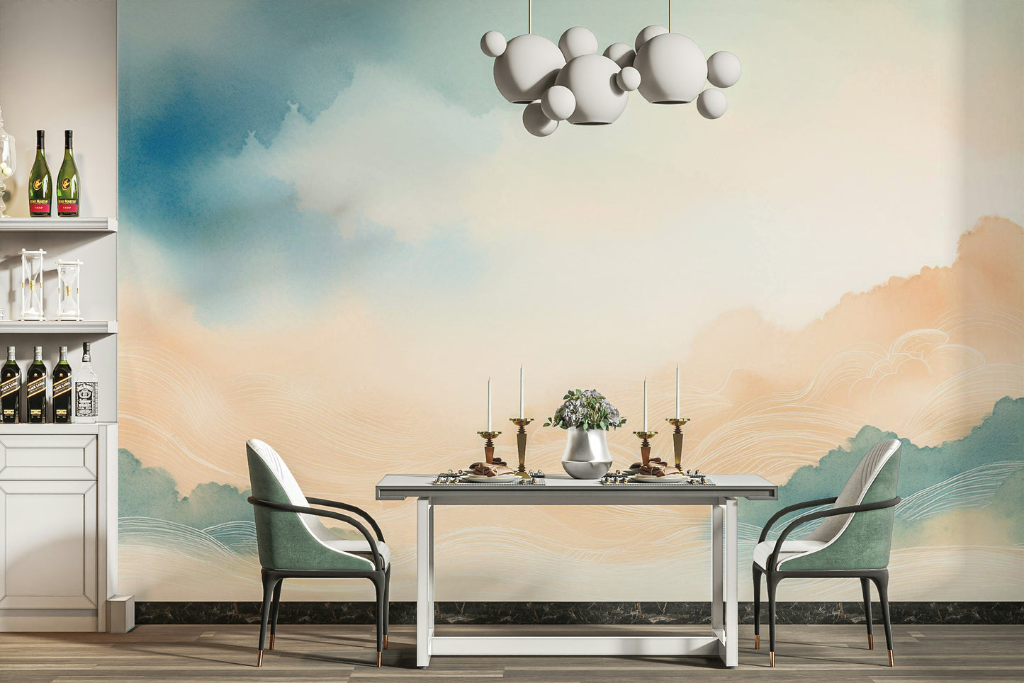 Ethereal Cloud Horizons Wall Mural
