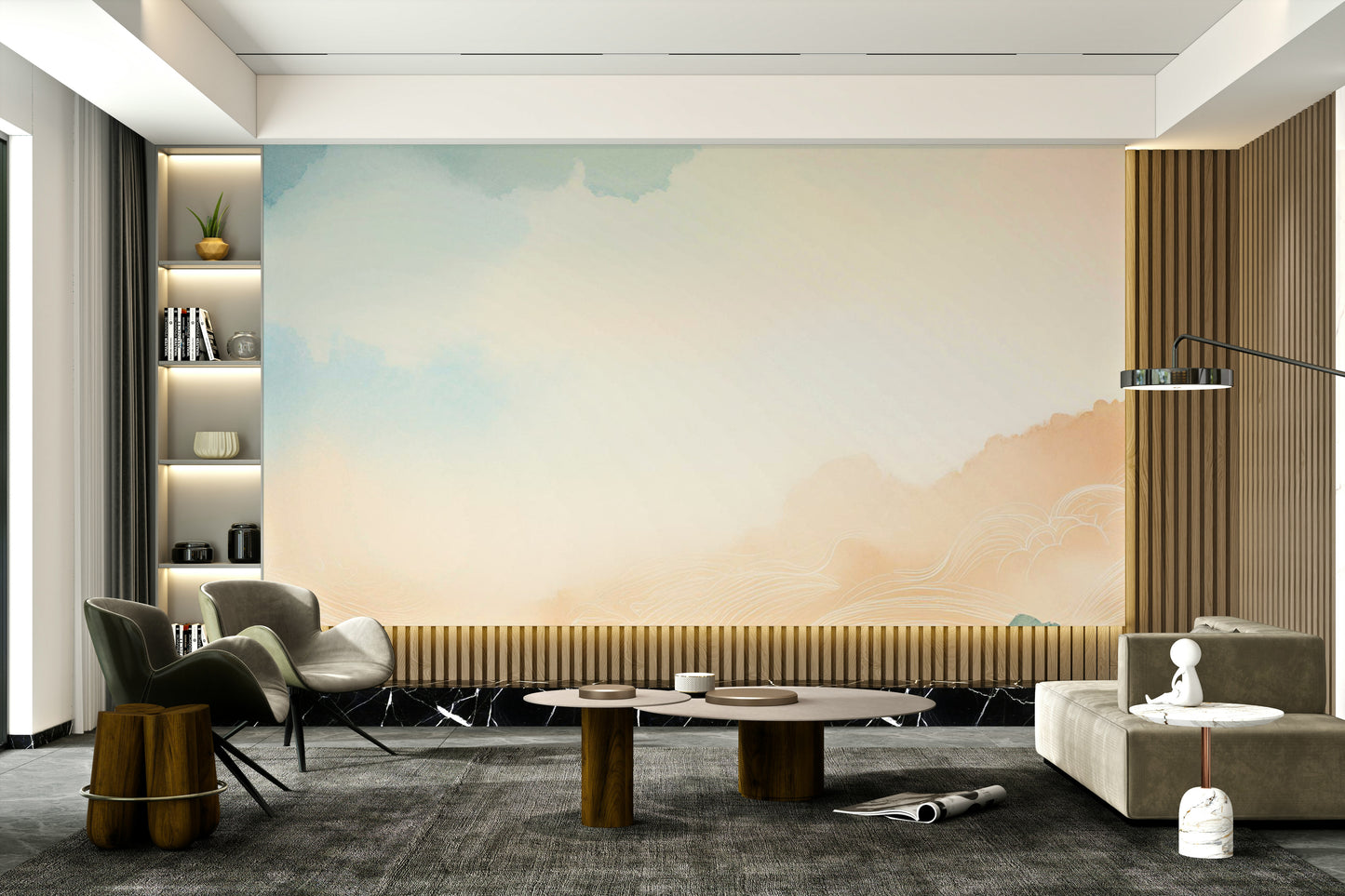 Ethereal Cloud Horizons Wall Mural