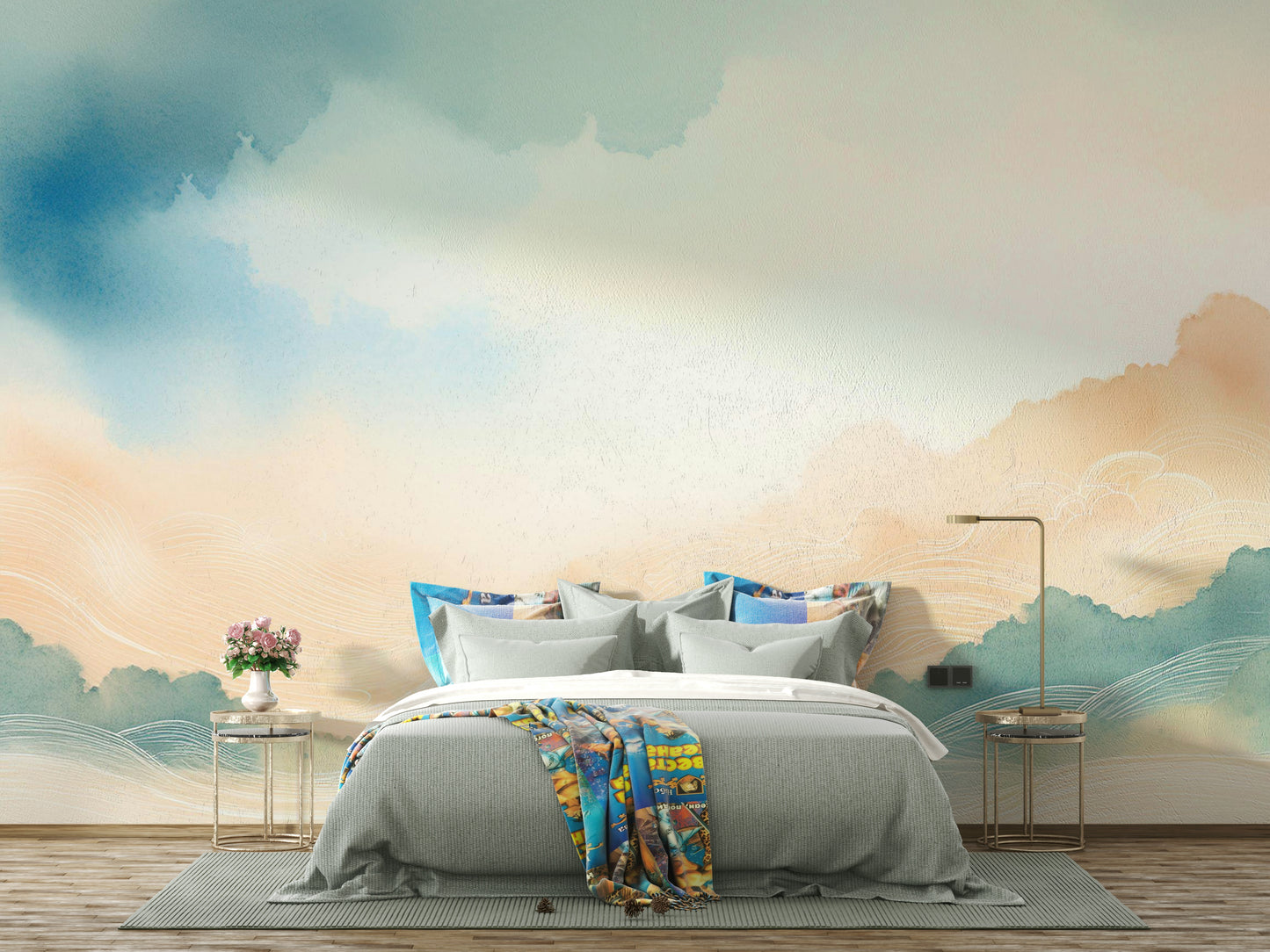 Ethereal Cloud Horizons Wall Mural