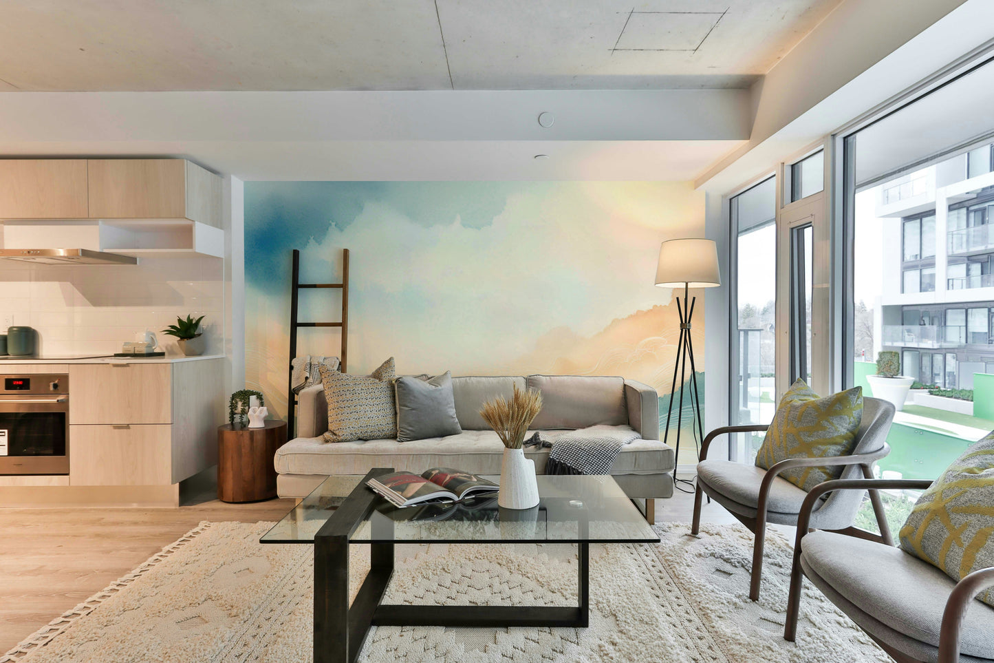 Ethereal Cloud Horizons Wall Mural