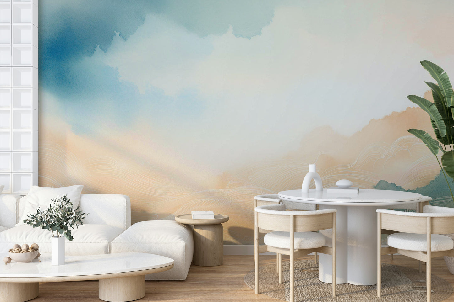 Ethereal Cloud Horizons Wall Mural