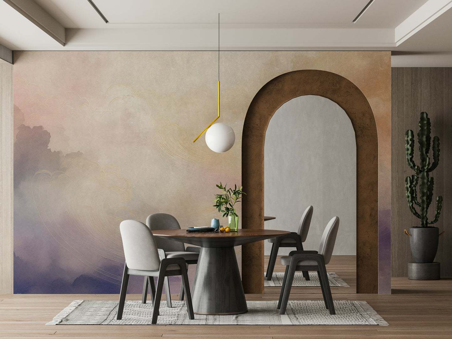 Gentle Aura Skies Wall Mural