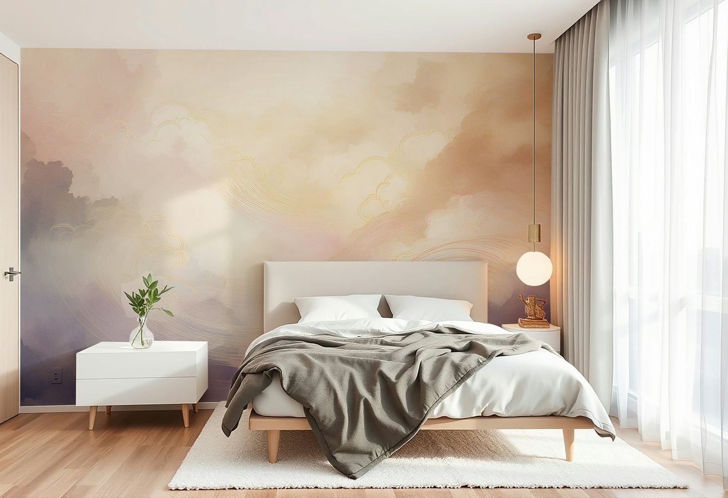 Gentle Aura Skies Wall Mural