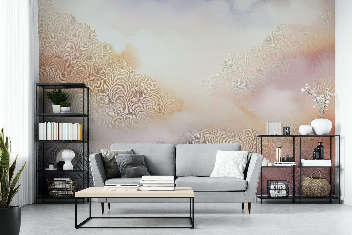 Pastel Cloud Dreamscape Wall Mural