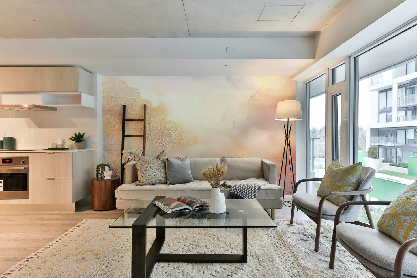 Pastel Cloud Dreamscape Wall Mural