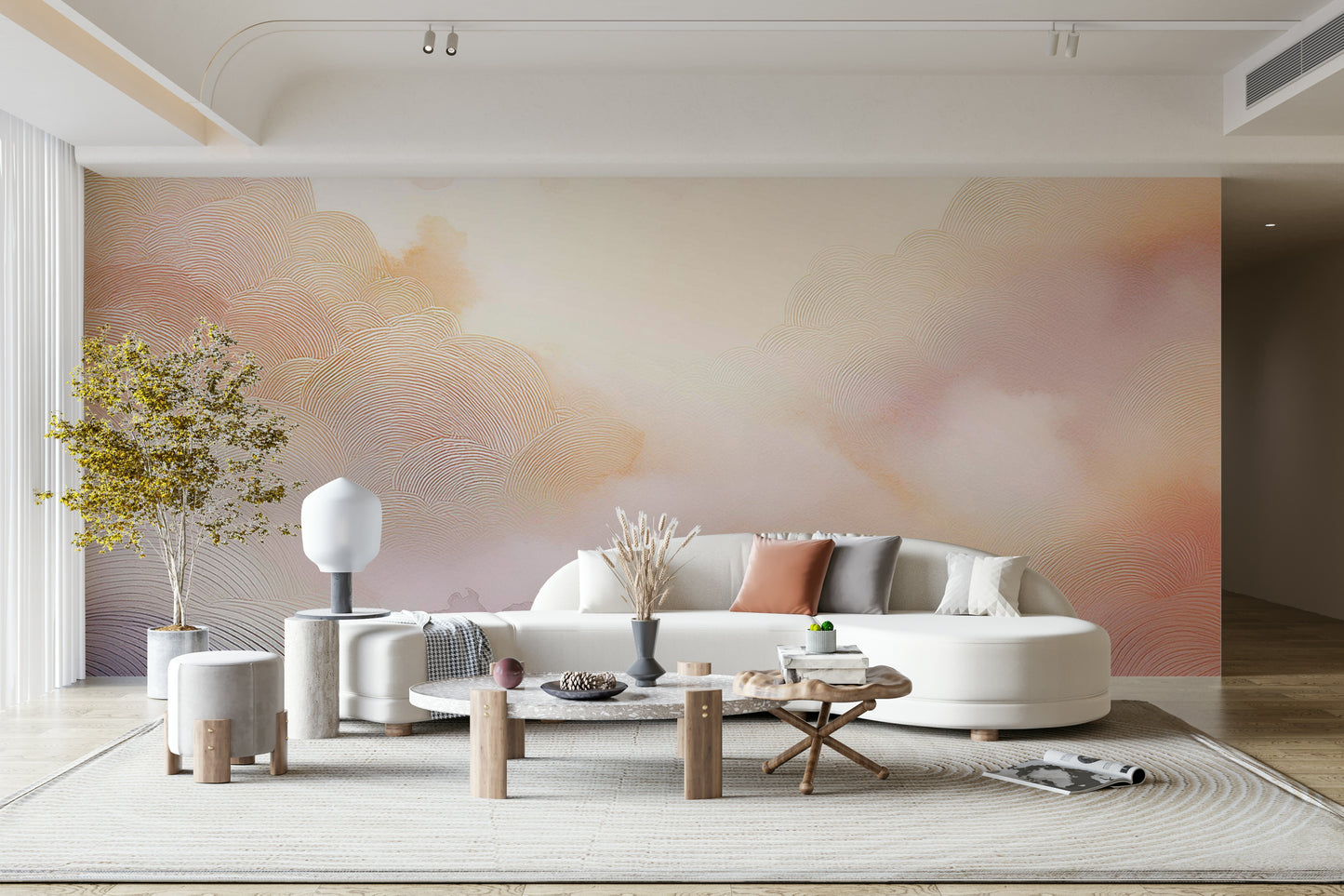 Pastel Cloud Dreamscape Wall Mural