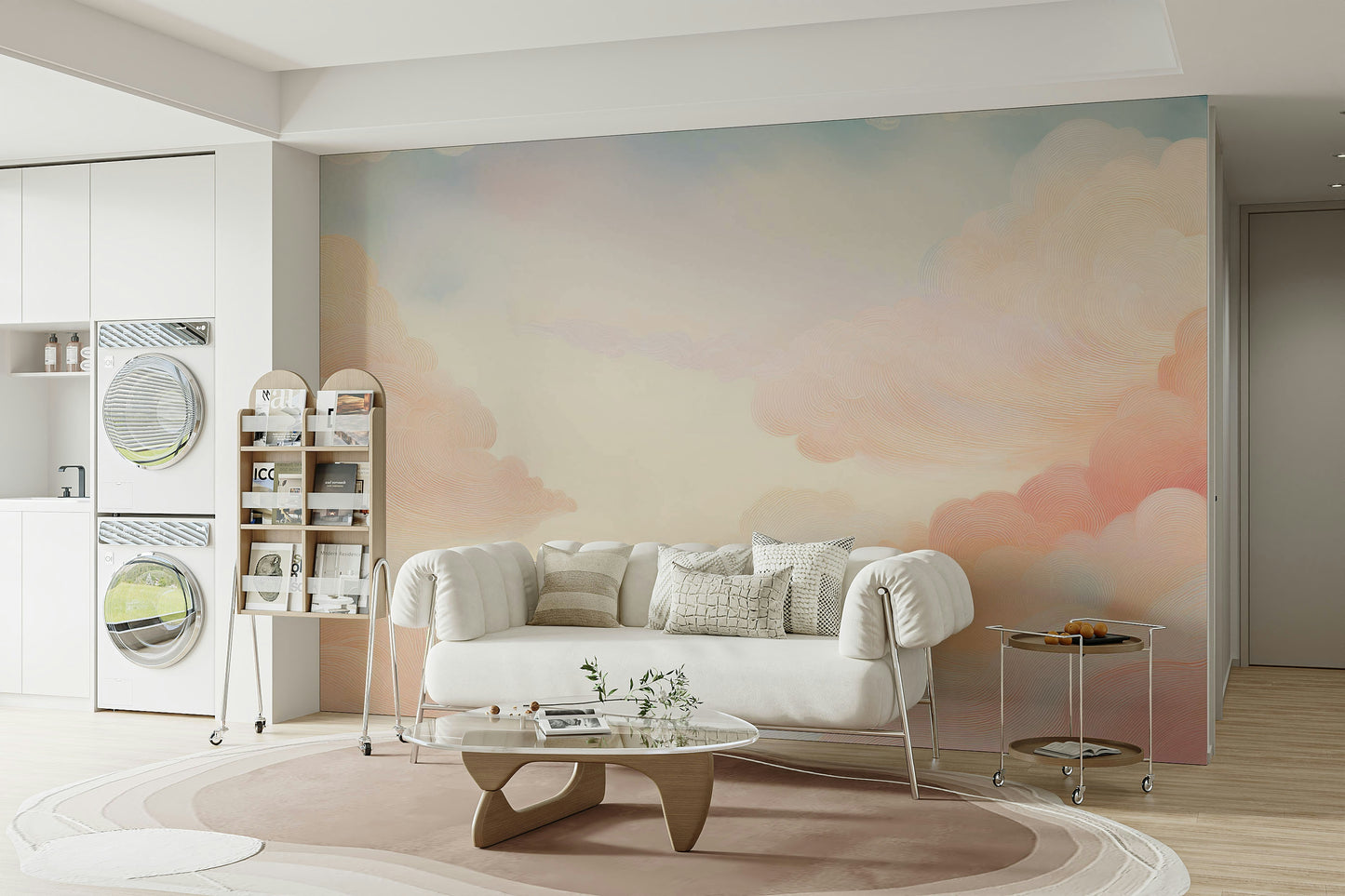 Soft Sky Serenity Wall Mural