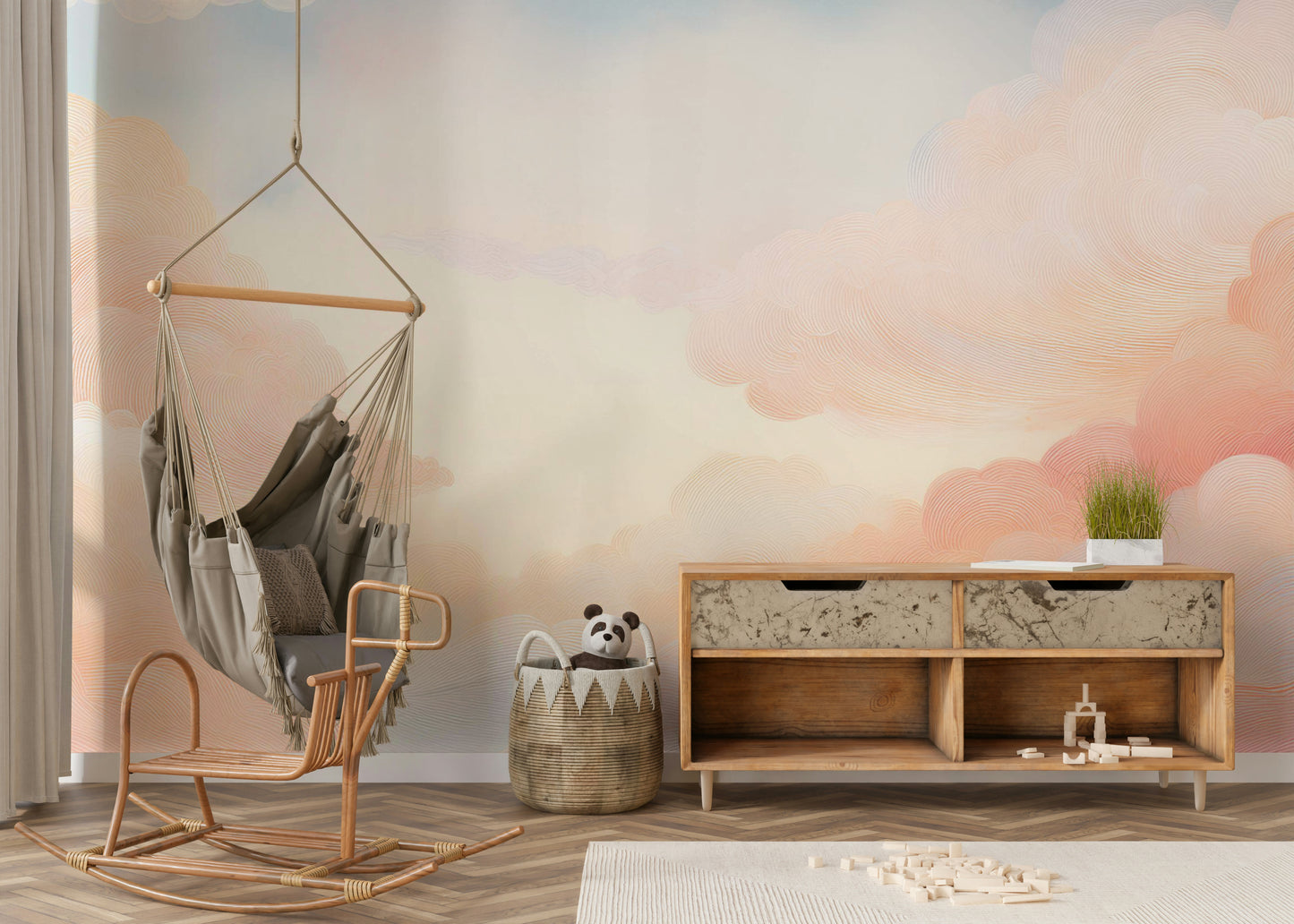 Soft Sky Serenity Wall Mural