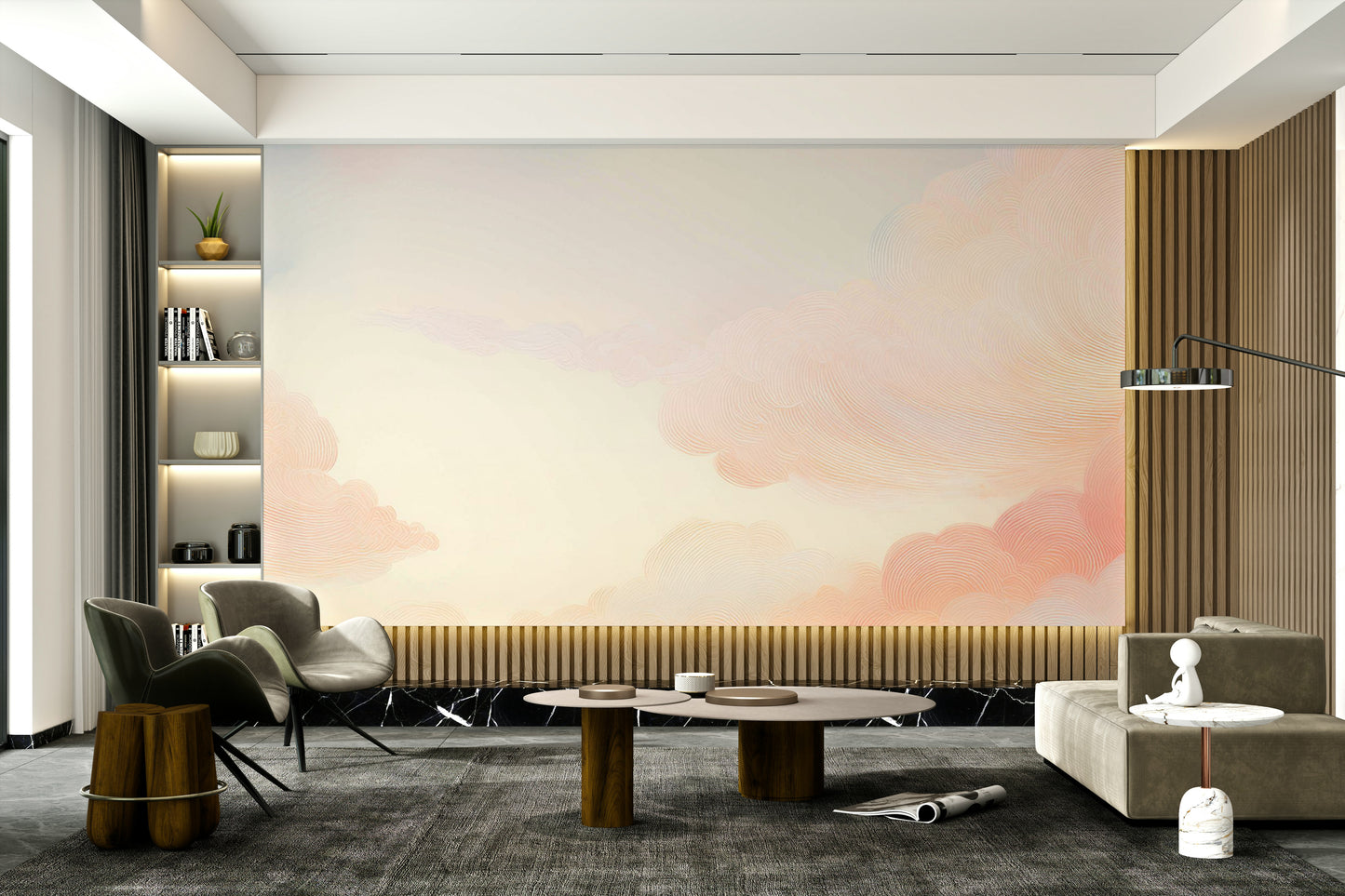 Soft Sky Serenity Wall Mural