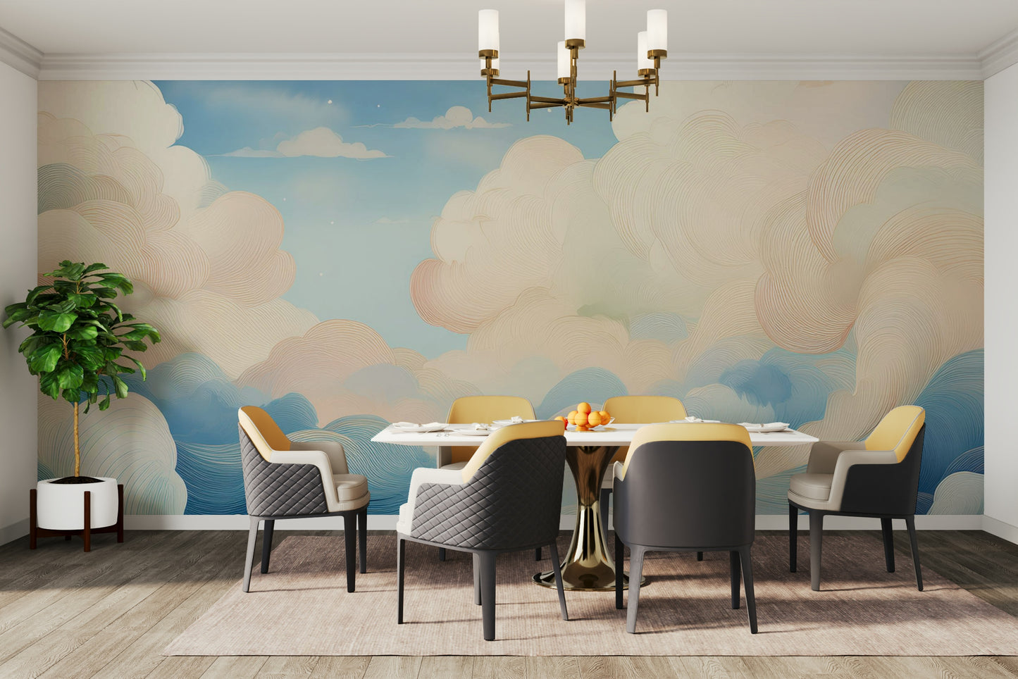 Dreamy Cloudscape Adventure Wall Mural