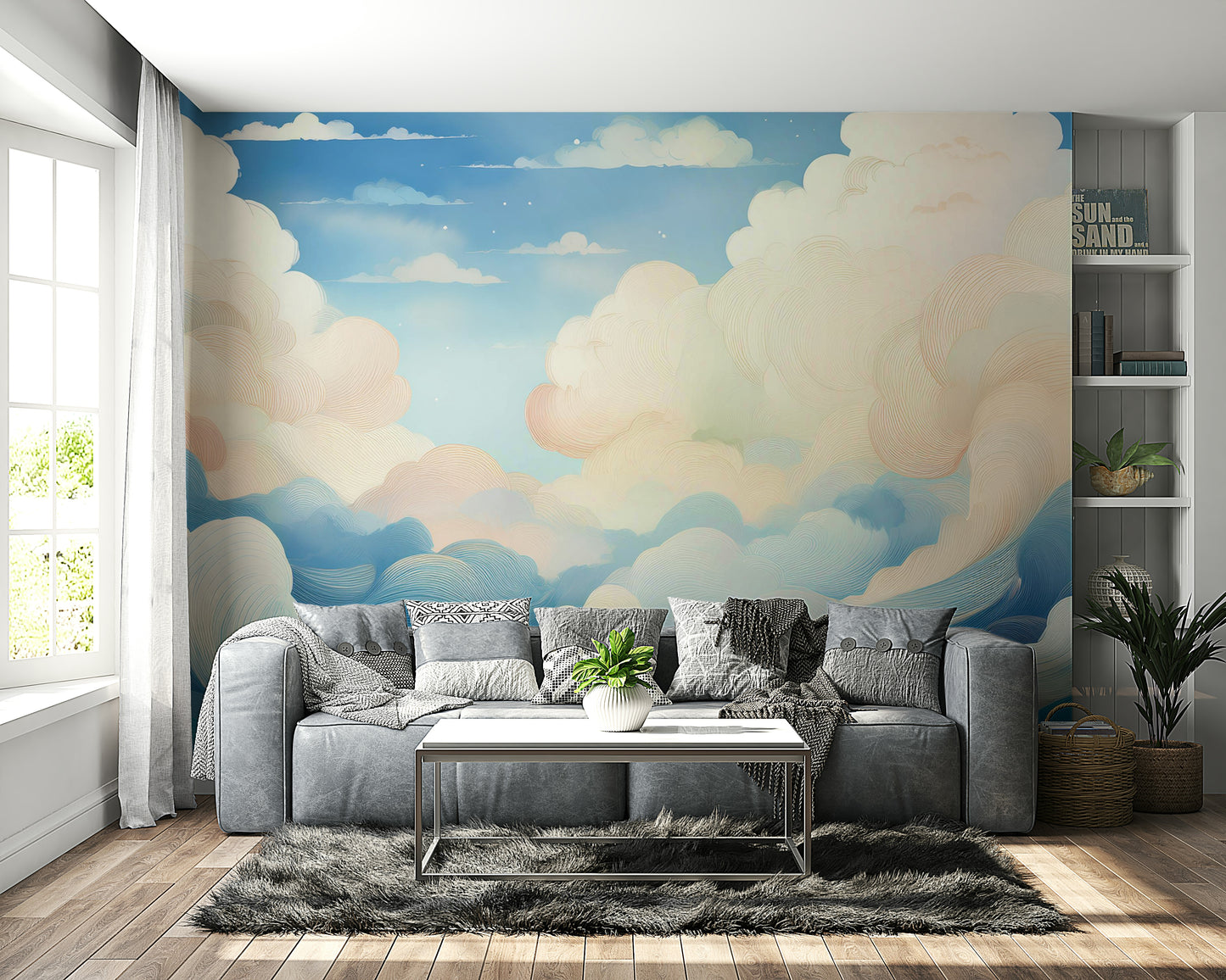 Dreamy Cloudscape Adventure Wall Mural