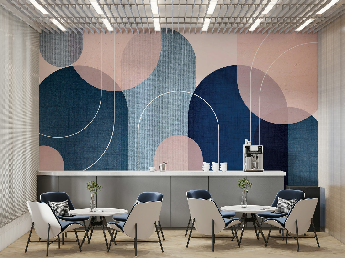 Warm, earthy tones with vibrant accents

