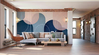 Mid-Century Modern Arches Wall Mural

