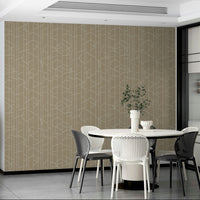 Safari-toned wall mural with gentle wave detail


