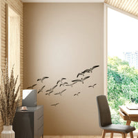 Elegant Flying Birds Vertical Wall Mural for a tranquil atmosphere.

