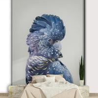 Wildlife-inspired Black Cockatoo wall mural with detailed bird design.

