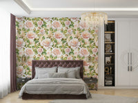 Timeless rose design wallpaper for a touch of elegance.

