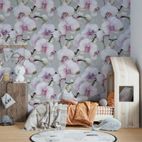 Elegance of the Orchid Wallpaper with delicate orchid blooms.

