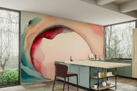 Into the Dream Cave Wall Mural featuring glowing cave lights.

