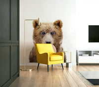 Playful bear design in the Bubble Gum Bear wall mural.

