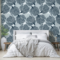Fan coral wall design with marine elegance

