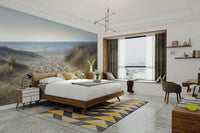 Coastal Path to Serenity Wall Mural with beach path and ocean view.

