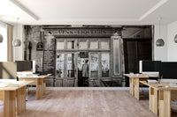 Classic Parisian bar scene for a chic, timeless room.

