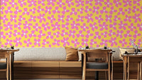 Summer bloom burst wallpaper with vibrant floral design

