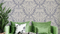 Whimsical floral tapestry wallpaper for vibrant interiors

