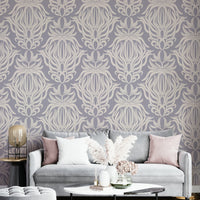 Beautiful whimsical floral pattern wallpaper for walls


