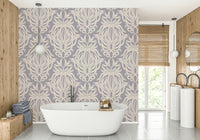 Charming floral tapestry wallpaper with intricate designs

